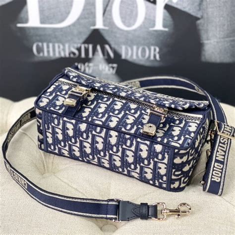 dior camp bag small|Small Diorcamp Bag Blue Dior Oblique Embroidery .